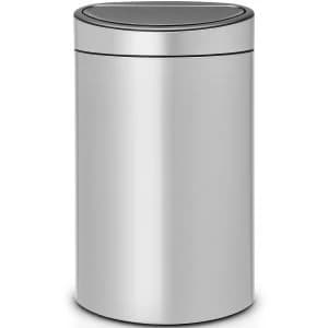 Brabantia 40L Touch Bin - Metallic Grey
