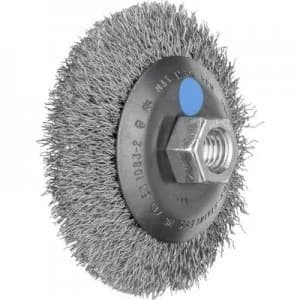 PFERD HORSE conical brush unzopft 100 x 22mm wire thickness 0.35mm With thread M14 43316003