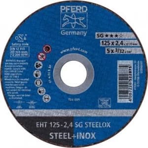PFERD Sg Steelox 61331432 Cutting disc (straight) 125mm 22.23mm 25 pc(s)