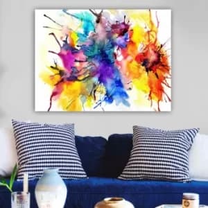 298101569_70100 Multicolor Decorative Canvas Painting