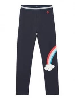 Joules Toddler Girls Wilde Rainbow Leggings - Navy, Size Age: 1 Year, Women