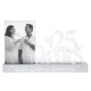 Loving Words Frame Silver Anniversary