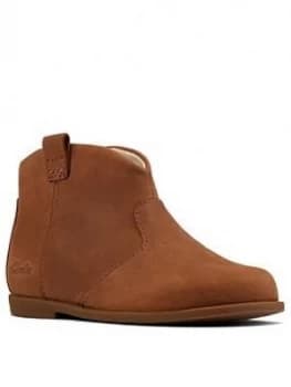 Clarks Drew North Toddler Ankle Boot - Tan