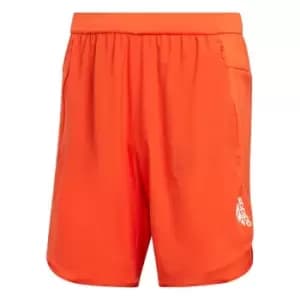 adidas Designed for Training Shorts Mens - Semi Impact Orange