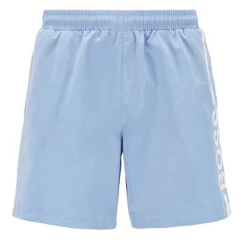Hugo Boss Dolphin Swim Shorts Light Blue Size L Men