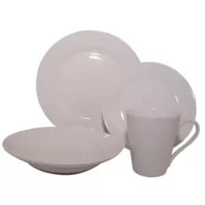 Rayware Milan 16 Piece Dinner Set - White