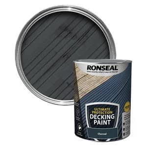 Ronseal Ultimate Protection Decking Paint Charcoal 5 litre