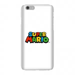 Nintendo Super Mario Colour Logo Phone Case - iPhone 6 - Tough Case - Gloss