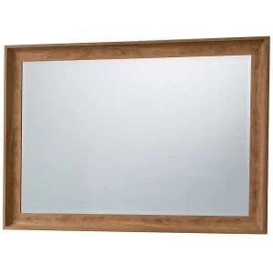 Gallery Fraser Large Rectangular Mirror - Oak Effect