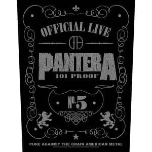 Pantera - 101 Proof Back Patch
