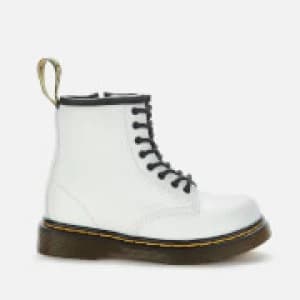 Dr. Martens Toddlers 1460 T Lace Up Boots - White Rosario - UK 7 Toddler