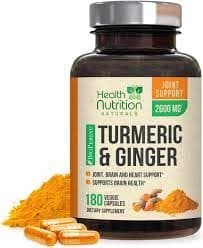 Turmeric & Bioperine Capsules - 180Capsules