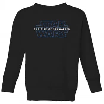 Star Wars The Rise Of Skywalker Logo Kids Sweatshirt - Black - 7-8 Years