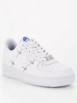 Nike Air Force 1 '07 Lx = White/Blue