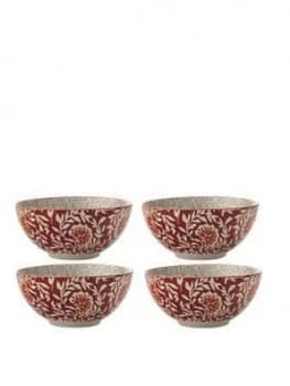 Maxwell & Williams Boho Batik Grey Bowl - Set Of 4