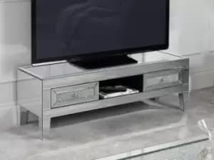 Birlea Vienna Mirrored TV Unit Assembled
