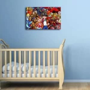 4570CO-29 Multicolor Decorative Canvas Painting