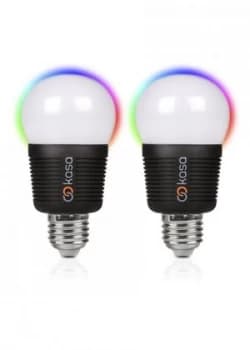 Veho Kasa Bluetooth Smart LED Light Bulb E27 Twin Pack