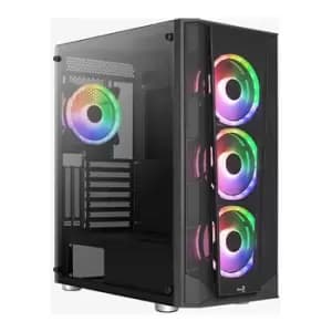 Aerocool Aerocool PRISMBKV3 PC Case ATX Black 4 Fans ARGB Front...