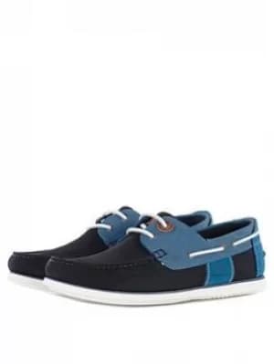 Barbour Capstan Boat Shoe, Blue, Size 10, Men