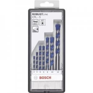 Carbide metal Concrete twist drill bit set 7 Piece Bosch Accessories CYL-5 2608588167 Cylinder shank 1 Set
