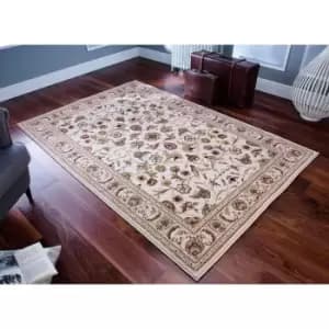 Oriental Weavers Royal Classic Rug Ivory Gold Floral 636W 160X235cm