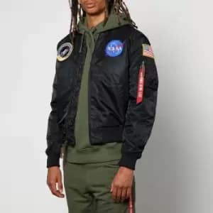 Alpha Industries Ma-1 Vf Nasa Nylon Bomber Jacket - L