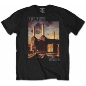 Pink Floyd Animals Album Black Mens TS: Large