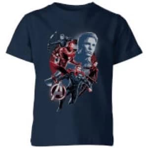 Avengers: Endgame Shield Team Kids T-Shirt - Navy - 11-12 Years