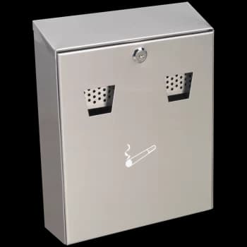 Sealey Stainless Steel Wall Mounted Cigarette Bin