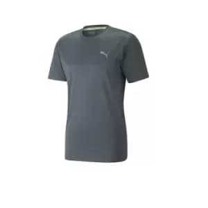 Puma Run Favorite SS Tee Dark Slate/Nitro Blue Large