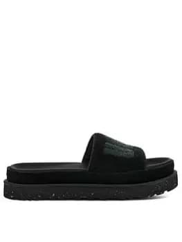 UGG Laton Flat Sandals, Black, Size 4, Women