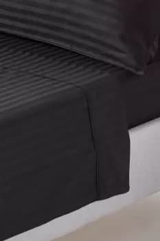 Egyptian Cotton Satin Stripe Flat Sheet 330 Thread Count