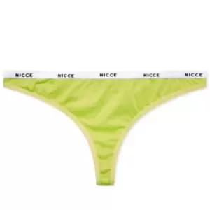 Nicce Thong Womens - Yellow