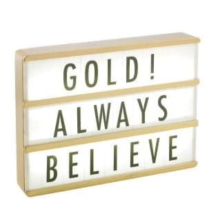 Gingersnap A4 Grey Wooden Light Box