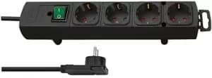 Brennenstuhl 1153100100 power extension 2m 4 AC outlet(s) Indoor...