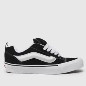 Vans Knu Skool Trainers In Black & White