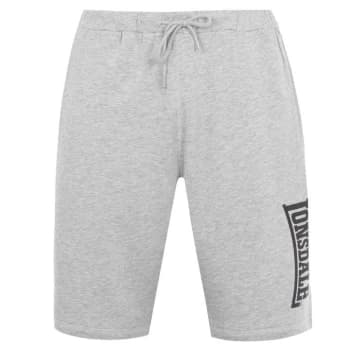Lonsdale Japan Fleece Shorts Mens - Grey Marl