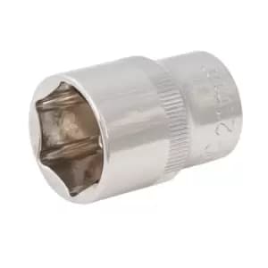 Silverline Socket 1/2" Drive 6pt Metric - 21mm