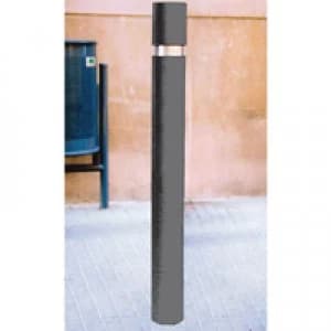 Slingsby Slim Bollard H1000mm D95mm Black 315551