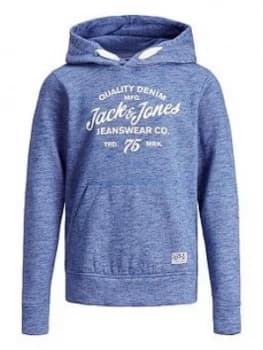 Jack & Jones Junior Boys Panther Hooded Sweat Top - Nautical Blue