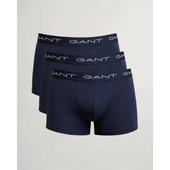 Gant 3 Pack Trunks - Navy 405