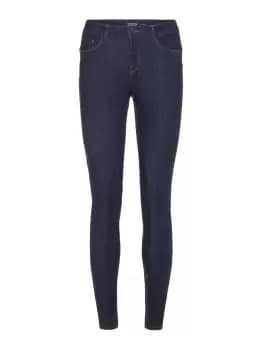 VERO MODA Vmseven Normal Waist Slim Fit Jeans Women Blue