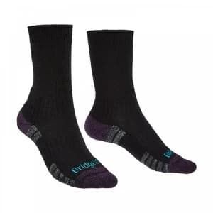 Bridgedale HIKE Lightweight Merino Performance Boot Original Womens - Large Black / Purple