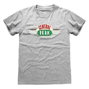 Friends - Central Perk Unisex Large T-Shirt - Grey