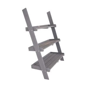 Charles Bentley Wood Ladder Planter Grey - Garden & Outdoor