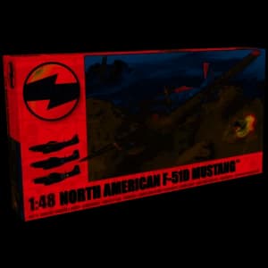 North American F51D Mustang Series 5 1:48 Air Fix Model Kit