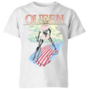Queen Vintage Tour Kids T-Shirt - White - 11-12 Years