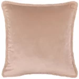 Freya Velvet Cushion Blush, Blush / 45 x 45cm / Cover Only