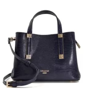Dune London Dorrie Cross Strap Tote Bag - Blue